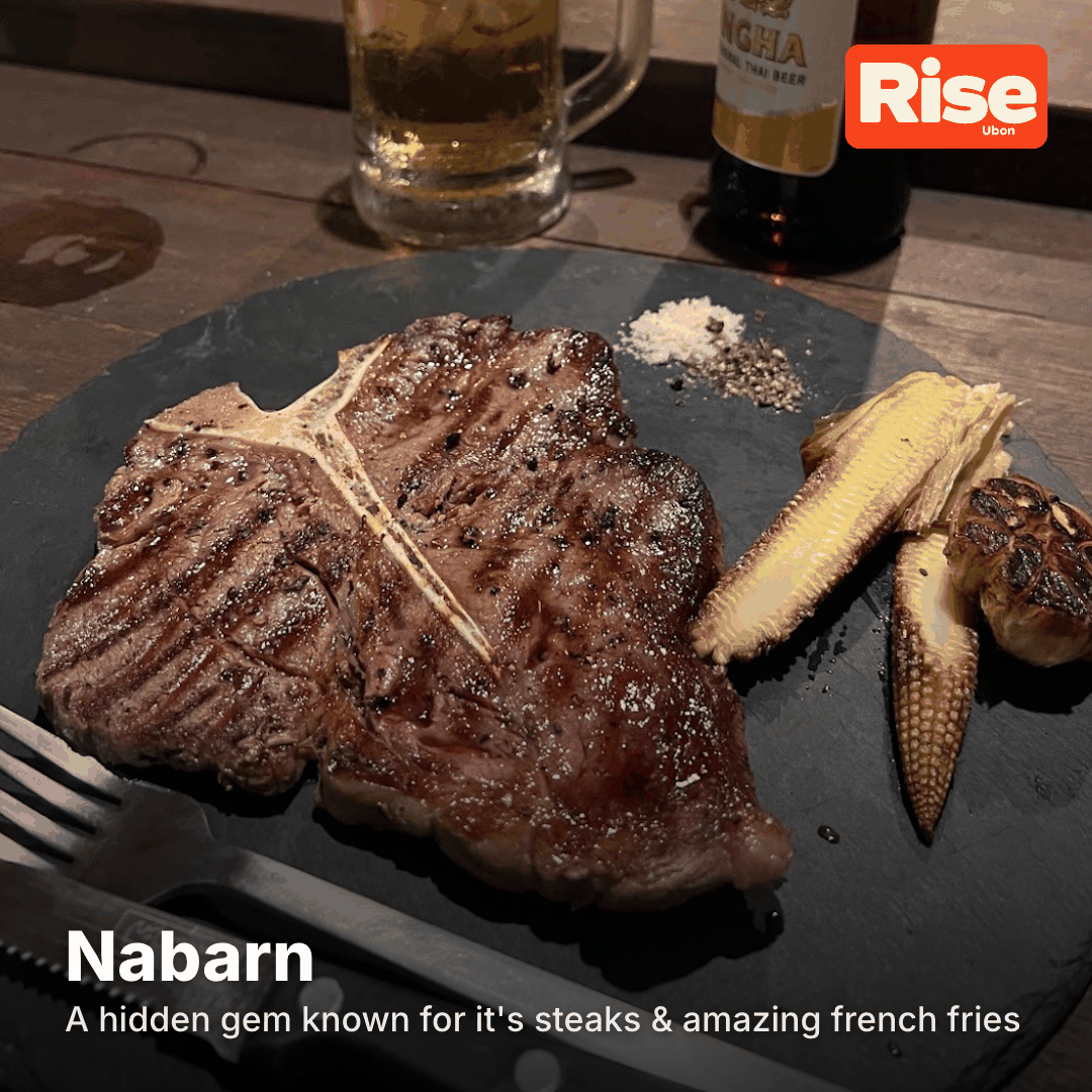 Picanha in the garden at Nabarn near Ubon Ratchathani