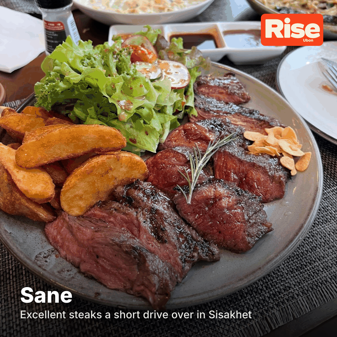 Bavette steak at Sane in Sisakhet