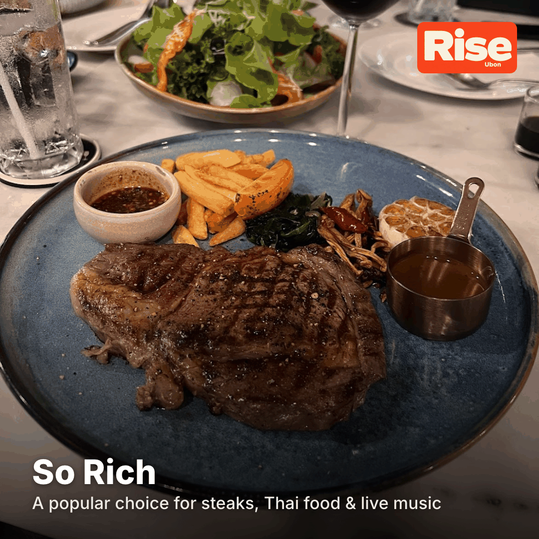 Dining at So Rich in Ubon Ratchathani