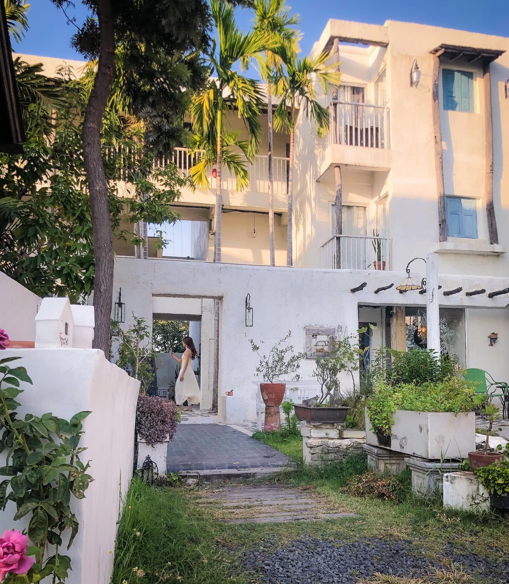 Mediterranean-style buildings at De Lit in Ubon Ratchathani